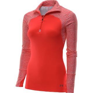 UNDER ARMOUR Womens Printed Qualifier 1/4 Zip Long Sleeve Top   Size XS/Extra