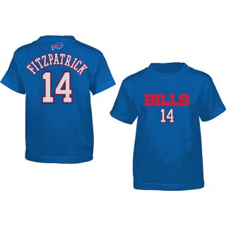 NFL Team Apparel Youth Buffalo Bills Ryan Fitzpatrick Name And Number Short 