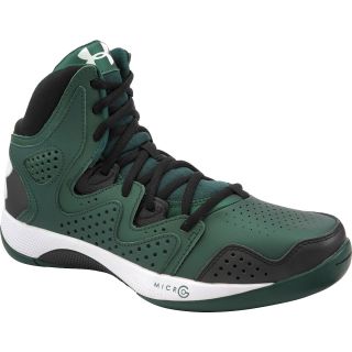 UNDER ARMOUR Mens Micro G Torch 2 Mid Basketball Shoes   Size 11, Green