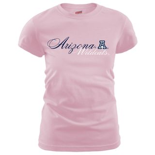MJ Soffe Womens Arizona Wildcats T Shirt   Soft Pink   Size Small, Arizona