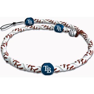 Gamewear Tampa Bay Rays Classic Frozen Rope Genuine Baseball Leather Necklace