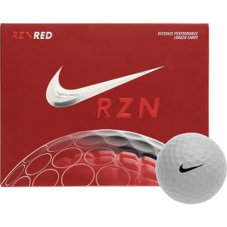 NIKE RZN Red Golf Balls   12 Pack, White
