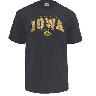 MJ Soffe Mens Iowa Hawkeyes T Shirt   Size Small, Iowa Hawkeyes Black