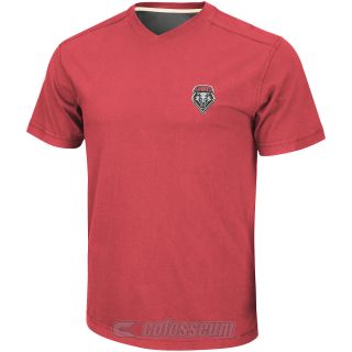 COLOSSEUM Mens New Mexico Lobos Mirage V Neck T Shirt   Size Small, Red