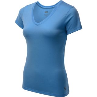 SOFFE Juniors No Sweat V Neck Short Sleeve T Shirt   Size XS/Extra Small,