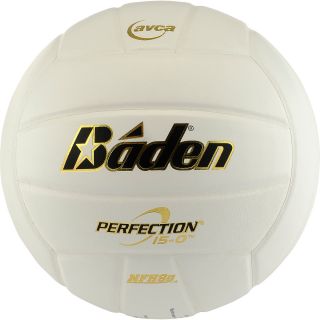 BADEN Perfection 15 0 Official Leather Volleyball, White