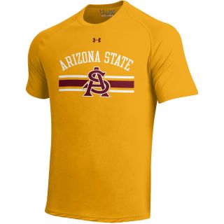UNDER ARMOUR Mens Arizona State Sun Devils Tech Short Sleeve T Shirt   Size