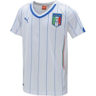 PUMA Boys Italy 2014 Away Replica Soccer Jersey   Size Xl, White
