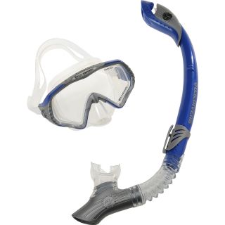 U.S. DIVERS Adult Starbuck/Paradise Premium Mask and Snorkel Set, Blue