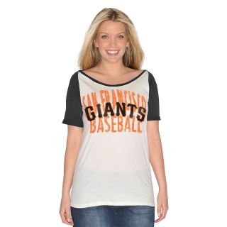G III Womens San Francisco Giants Dinger Short Sleeve T Shirt   Size Medium