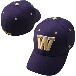 Zephyr Washington Huskies DH Fitted Hat   Dark Purple   Size 7 3/8, Washington