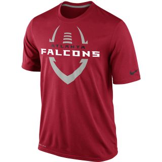 NIKE Mens Atlanta Falcons Dri FIT Legend Icon Short Sleeve T Shirt   Size