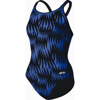 Dolfin Chloraban Max Print DBX Back Swimsuit Womens   Size 36, Max Purple