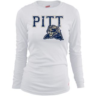 MJ Soffe Girls Pittsburgh Panthers Long Sleeve T Shirt   White   Size Small,