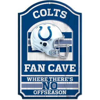 Wincraft Indianapolis Colts Fan Cave 11x17 Wooden Sign (05449010)
