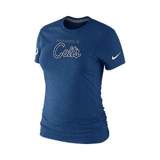 NIKE Womens Indianapolis Colts Script Tri Blend T Shirt   Size Small, Gym