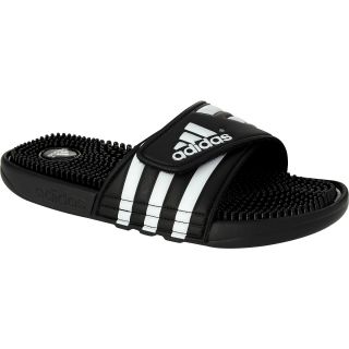 adidas Mens adissage Slide   Size 7, Black/white