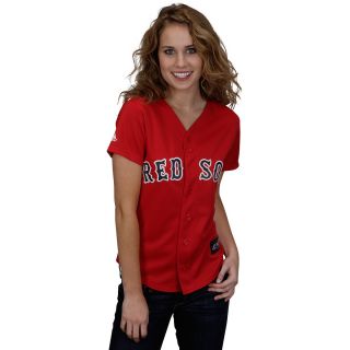 Majestic Athletic Boston Red Sox Dustin Pedroia Womens Replica Alternate