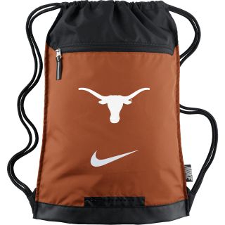 NIKE Texas Longhorns Training Drawsting Backpack, Orange