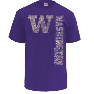 MJ Soffe Mens Washington Huskies T Shirt   Size Large, Wash Huskies Purple