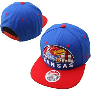 Zephyr Kansas Jayhawks Equalizer 32/5 Adjustable Hat (KANEQL0010)