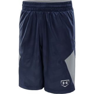 UNDER ARMOUR Mens Cage To Game II Spine Baseball Shorts   Size Large, Midnight