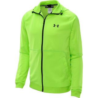 UNDER ARMOUR Mens Stamina Hooded Track Jacket   Size Large, Hyper Green