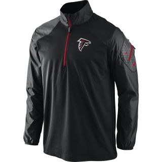 NIKE Mens Atlanta Falcons Hybrid Half Zip Long Sleeve Top   Size Small,
