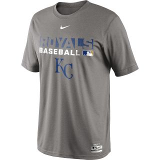 NIKE Mens Kansas City Royals AC Dri FIT Legend Team Issue Short Sleeve T Shirt