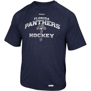 REEBOK Mens Florida Panthers Authentic Elite Speedwick Short Sleeve T Shirt  