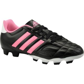 adidas Girls Goletto IV TRX FG J Low Soccer Cleats   Size 6, Black/pink