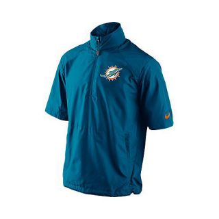 NIKE Mens Miami Dolphins Football Short Sleeve Hot Jacket   Size Large, Marina