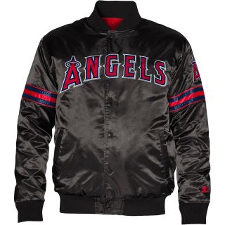 Los Angeles Angels of Anaheim Logo Black Jacket (STARTER)   Size Xl, Black