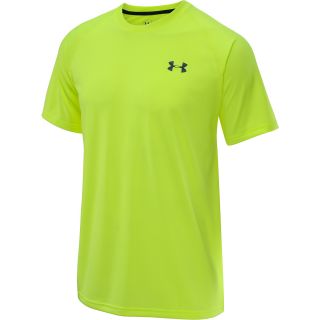 UNDER ARMOUR Mens UA Tech Short Sleeve T Shirt   Size Large, High Vis