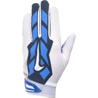NIKE Youth Vapor Jet 3.0 Football Gloves   Size Small, White/royal