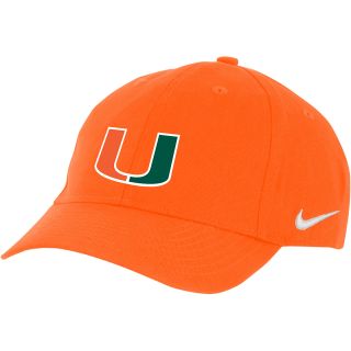 NIKE Youth Miami Hurricanes Classic Adjustable Cap, Green