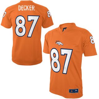 NFL Team Apparel Youth Denver Broncos Eric Decker Fashion Performance T Shirt  