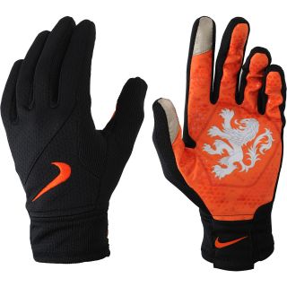 NIKE Netherlands Stadium Gloves   Size Small, Blue/orange