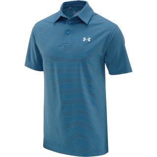 UNDER ARMOUR Mens Elevated Heather Stripe Short Sleeve Golf Polo   Size Xl,
