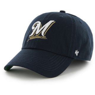 47 BRAND Mens Milwaukee Brewers Franchise Stretch Fit Cap   Size Large