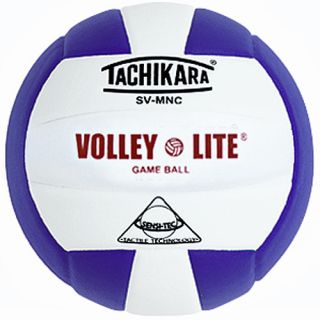 Tachikara Indoor Volleyball Lite, Purple/white (SVMNC.PRW)