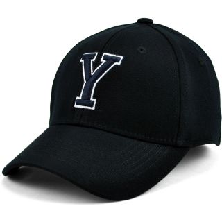 TOP OF THE WORLD Mens BYU Cougars Premium Collection One Fit Flex Cap, Black