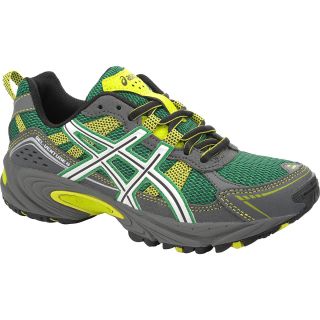 ASICS Boys GEL Venture 4 Running Shoes   Size 5, Green/white