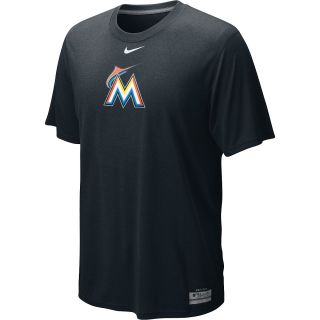 NIKE Mens Miami Marlins AC Dri Fit Logo Legend Short Sleeve T Shirt   Size Xl,