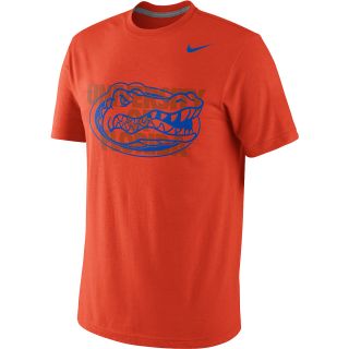 NIKE Mens Florida Gators Basics Symbol Tri Blend Short Sleeve T Shirt   Size