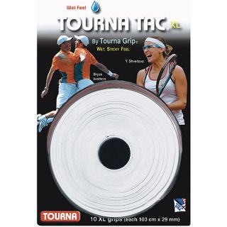 Unique Tourna Tac White Grip 10 Pack   Size 10 Pack, White (TG 2 10XLW)