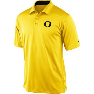 NIKE Mens Oregon Ducks Dri FIT Coaches Polo   Size Large, Yellow