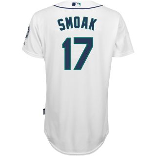Majestic Athletic Seattle Mariners Justin Smoak Authentic Home Cool Base Jersey