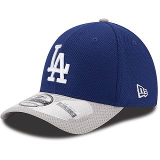 NEW ERA Mens Los Angeles Dodgers Two Tone Diamond Era 39THIRTY Stretch Fit Cap