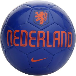 NIKE Netherlands Supporters Soccer Ball   Size 5, Blue/orange